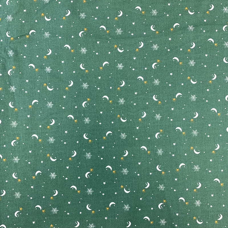 Printed Cotton KURIJ Pine / Ochre